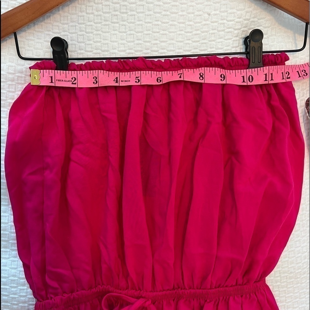 Juniper Blu Hot Pink Strapless Dress NWT Size S - Picture 9 of 10